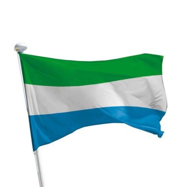 Sierra Leone Flagge für Fahnenmasten