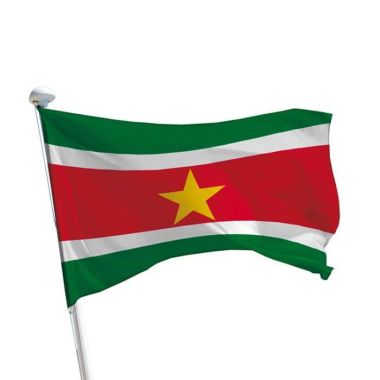 Suriname Flagge Querformat