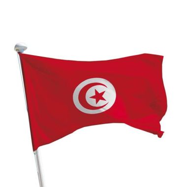 Tunesien Flagge für Fahnenmasten