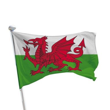 Wales Flagge Querformat 1