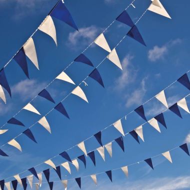 Wimpelkette aus Stoff