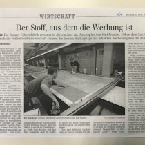 Der Stoff, aus dem die Werbung ist