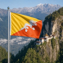 Bhutan Flagge - Bedeutung, Farben, Symbolik & Herkunft