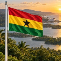 Ghana Flagge - Bedeutung, Farben, Symbolik & Herkunft