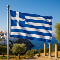 Griechenland Flagge - Bedeutung, Farben, Symbolik & Herkunft