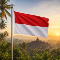 Indonesien Flagge - Bedeutung, Farben, Symbolik & Herkunft