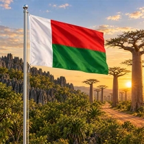 Madagaskar Flagge - Bedeutung, Farben, Symbolik & Herkunft