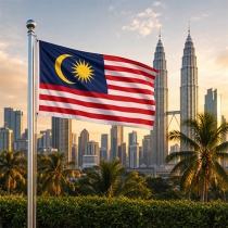 Malaysia Flagge - Bedeutung, Farben, Symbolik & Herkunft