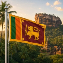 Sri Lanka Flagge - Bedeutung, Farben, Symbolik & Herkunft