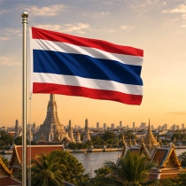 Thailand Flagge - Bedeutung, Farben, Symbolik & Herkunft