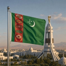 Turkmenistan Flagge - Bedeutung, Farben, Symbolik & Herkunft