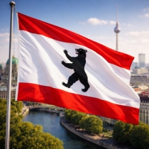 Berlin Flagge - Bedeutung, Farben, Symbolik & Herkunft