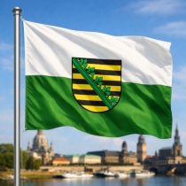 Sachsen Flagge - Bedeutung, Farben, Symbolik & Herkunft