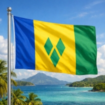 St. Vincent und die Grenadinen Flagge - Bedeutung, Farben, Symbolik & Herkunft