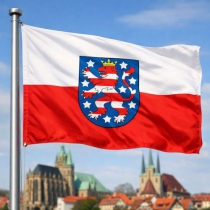Thüringen Flagge - Bedeutung, Farben, Symbolik & Herkunft