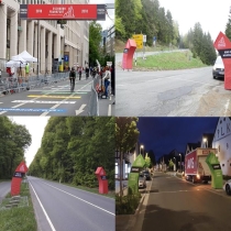 BOFA-MONTAGE TEAM INSTALLIERT BEI RADRENNEN ESCHBORN-FRANKFURT