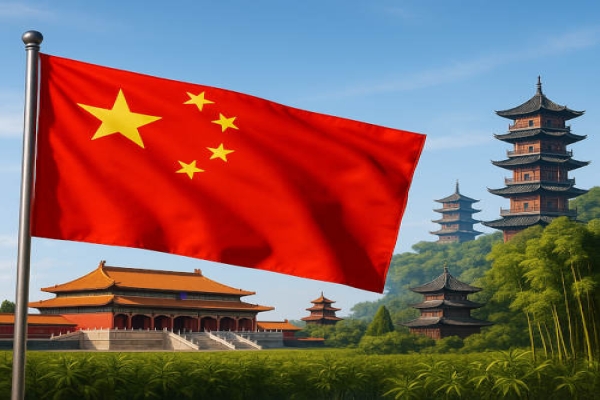 China Flagge - Bedeutung, Farben, Symbolik & Herkunft