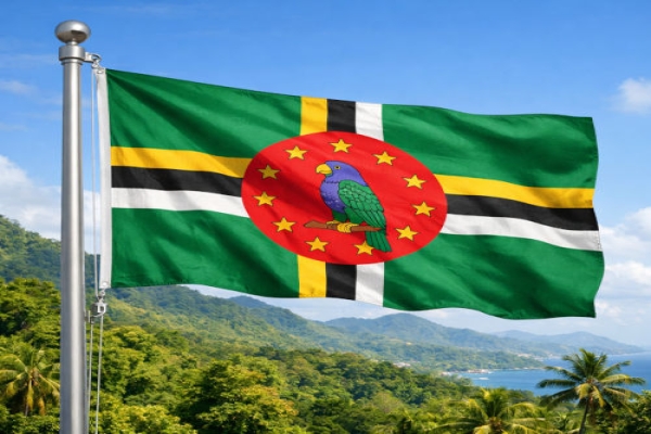 Dominica Flagge - Bedeutung, Farben, Symbolik & Herkunft
