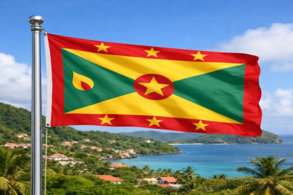 Grenada Flagge - Bedeutung, Farben, Symbolik & Herkunft