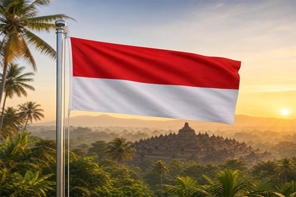 Indonesien Flagge - Bedeutung, Farben, Symbolik & Herkunft