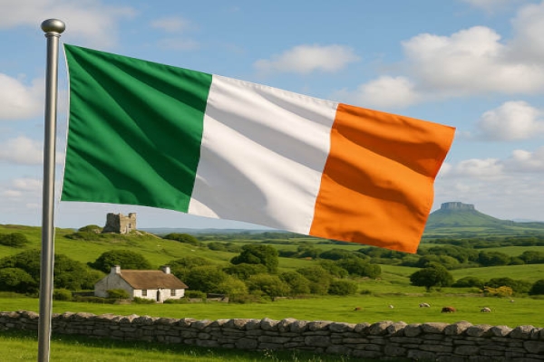 Irland Flagge - Bedeutung, Farben, Symbolik & Herkunft