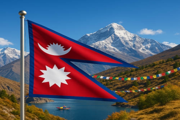 Nepal Flagge - Bedeutung, Farben, Symbolik & Herkunft