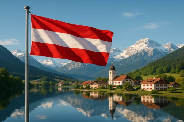 Österreich Flagge - Bedeutung, Farben, Symbolik & Herkunft