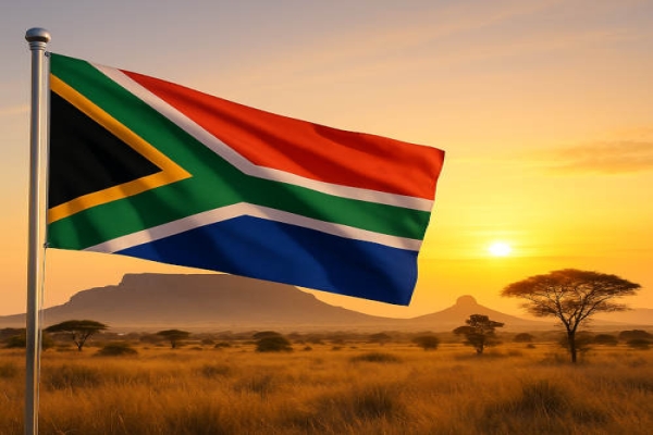 Südafrika Flagge - Bedeutung, Farben, Symbolik & Herkunft