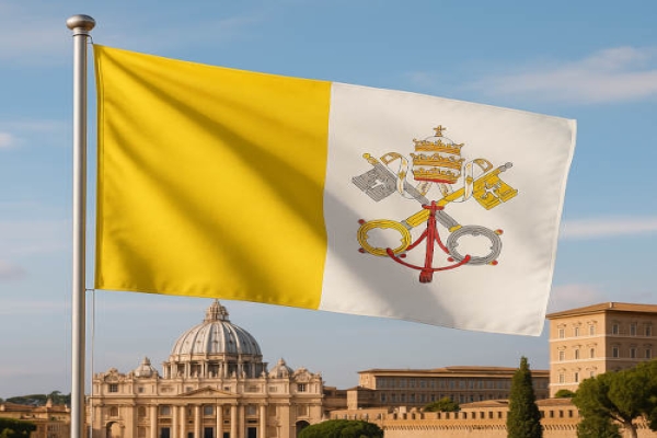 Vatikanstadt Flagge - Bedeutung, Farben, Symbolik & Herkunft